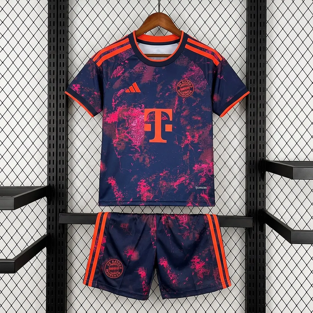 terza maglia Bayern Monaco Bambino 2026/27 vista frontale