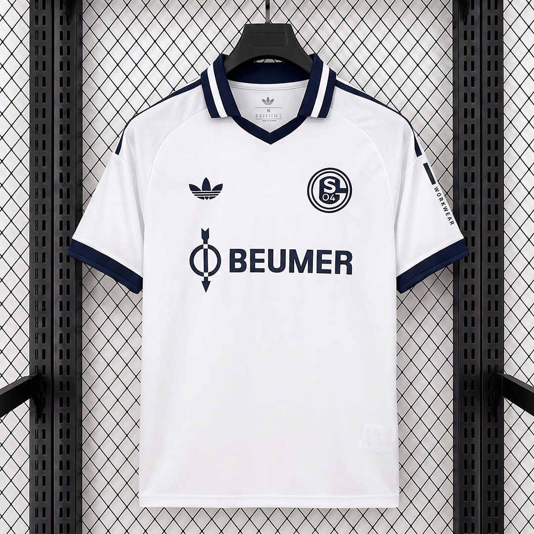 seconda maglia Schalke 04 Kit 2026/27 vista frontale