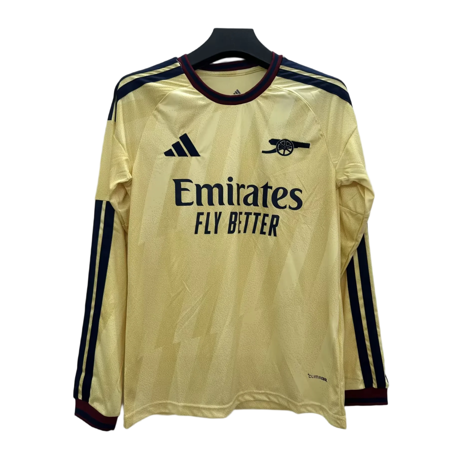 maglia Arsenal third manica lunga vista frontale
