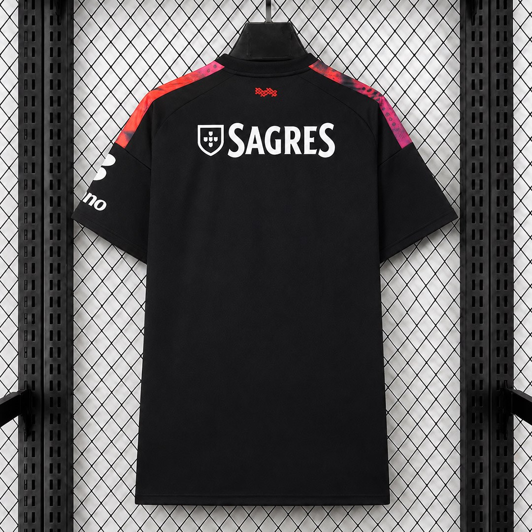 terza maglia Benfica 2026/27 vista posteriore