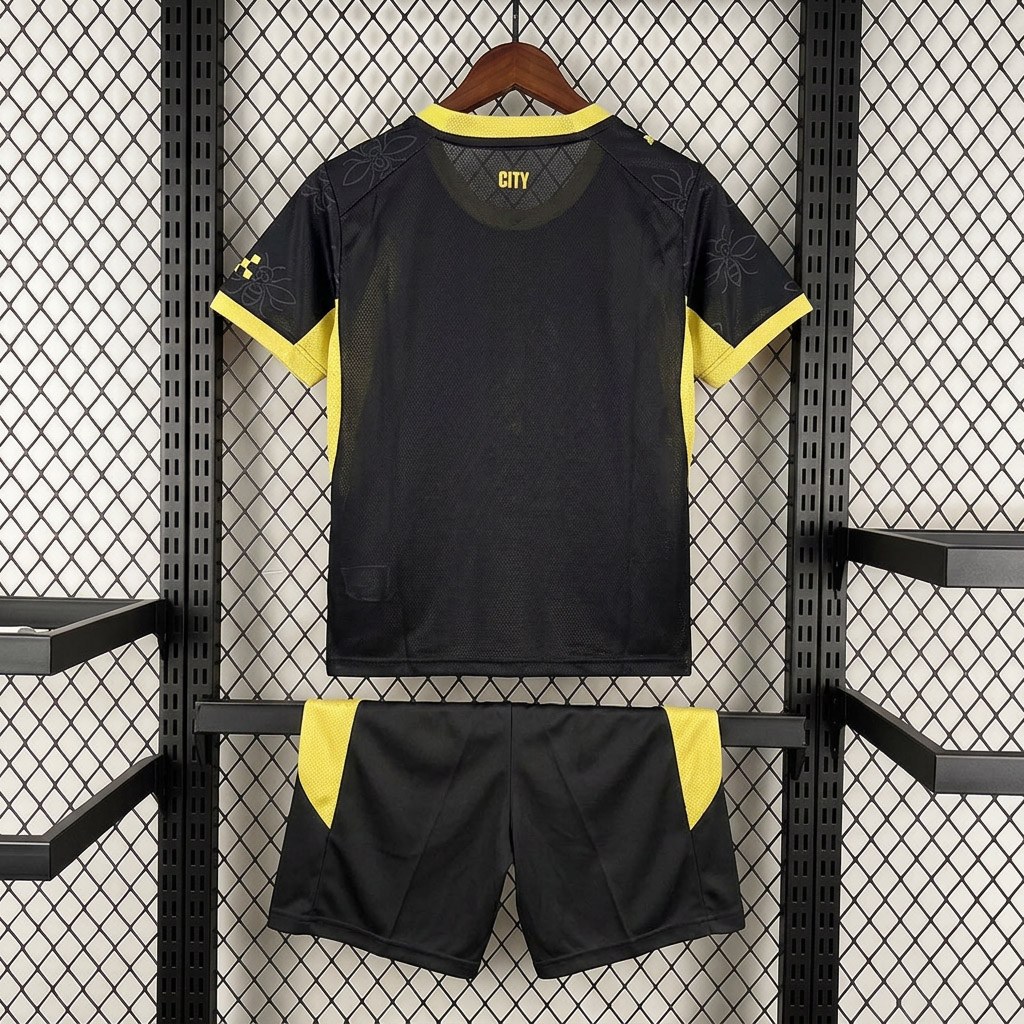 seconda maglia Manchester City Bambino 2026/27 vista posteriore