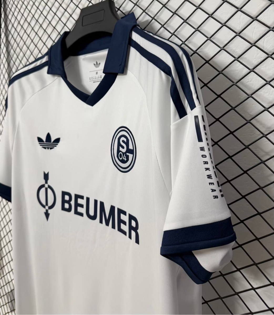 seconda maglia Schalke 04 Kit 2026/27 dettaglio fronte