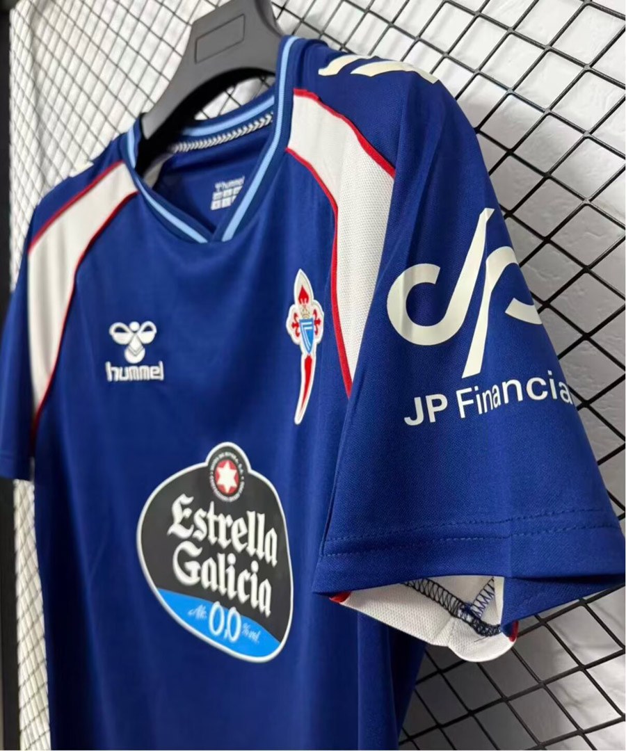 seconda maglia Celta S-4XL 2026/27 dettaglio fronte