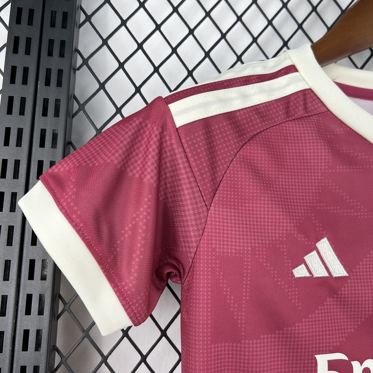 maglia Real Madrid Bambino Home 2026/27 dettaglio colletto