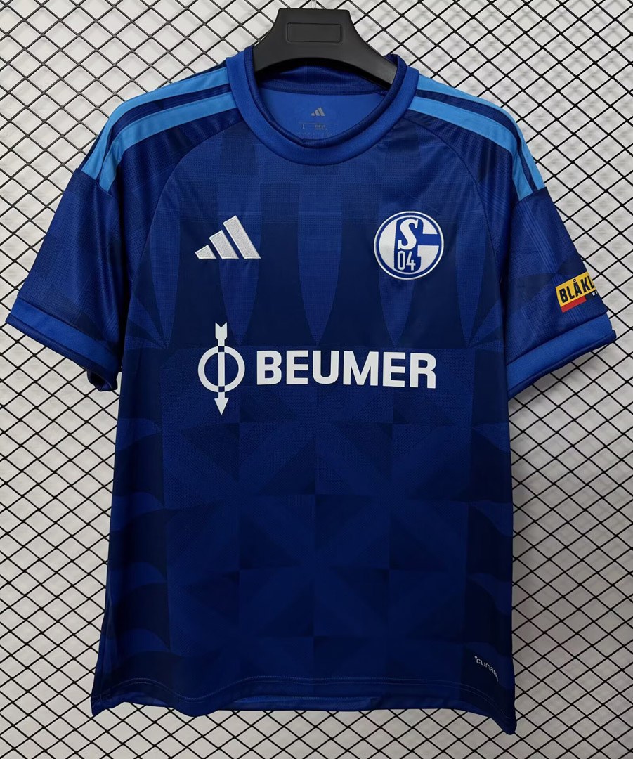 maglia Schalke 04 Kit Home 2026/27 dettaglio colletto