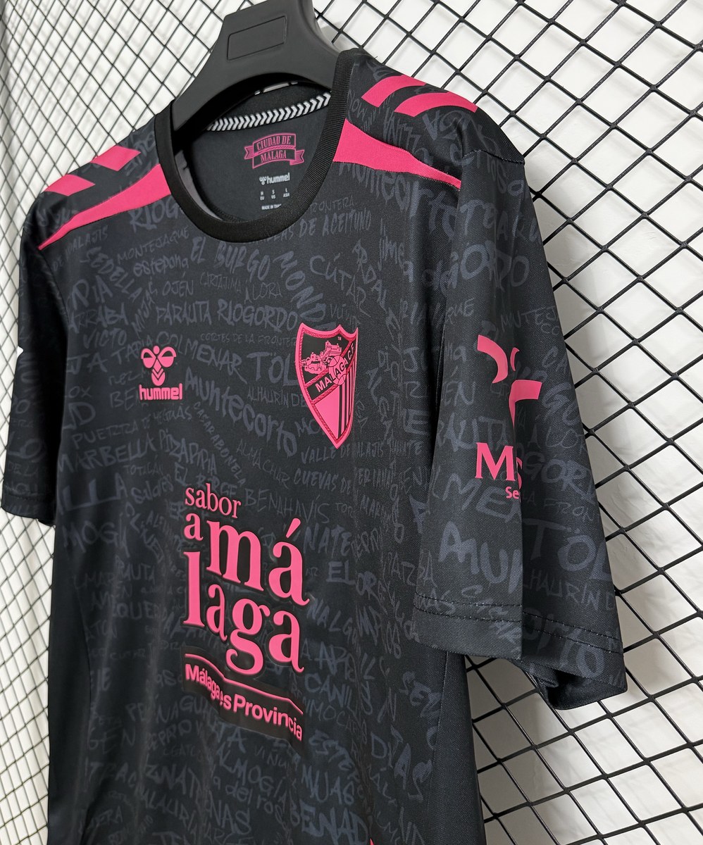 terza maglia Málaga CF S-4XL 2026/27 dettaglio colletto