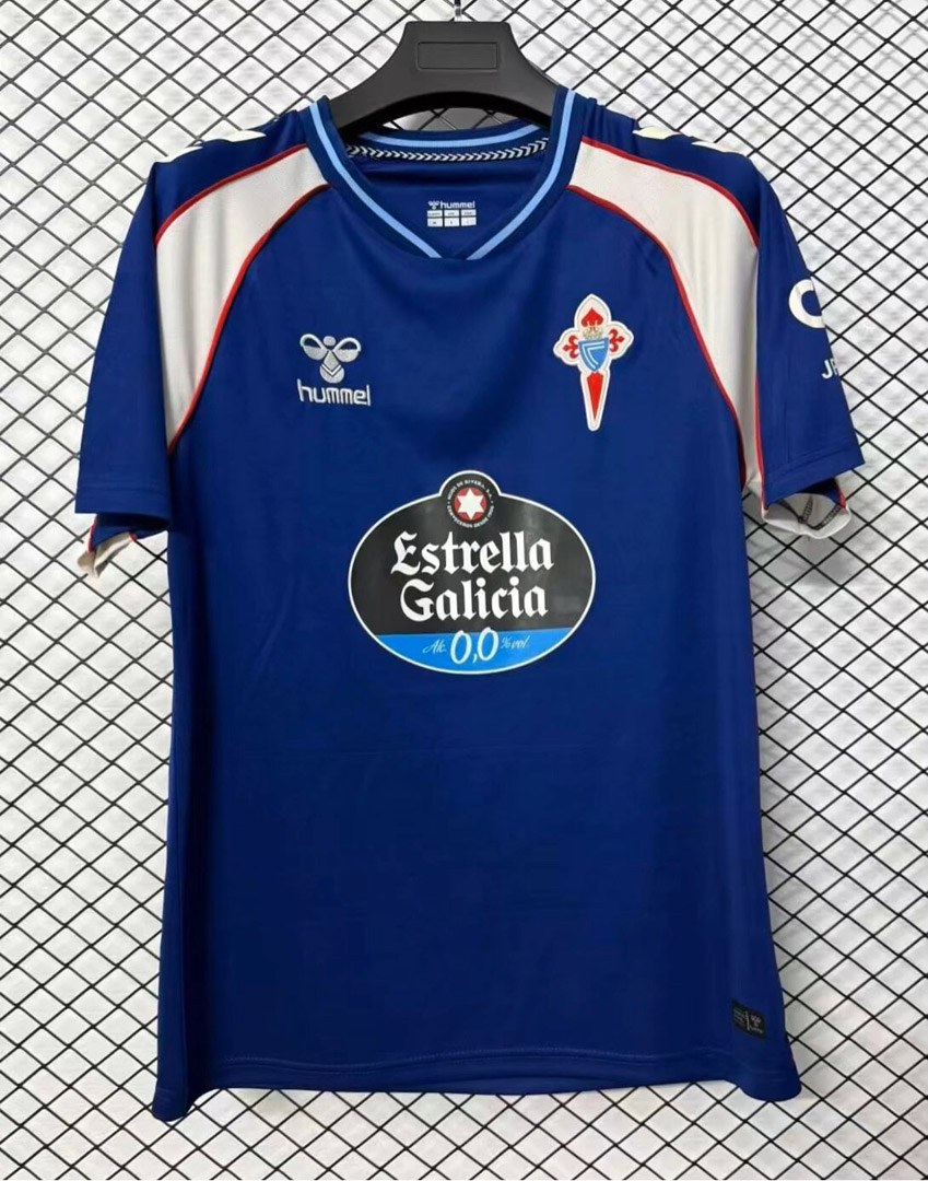 seconda maglia Celta S-4XL 2026/27 dettaglio colletto