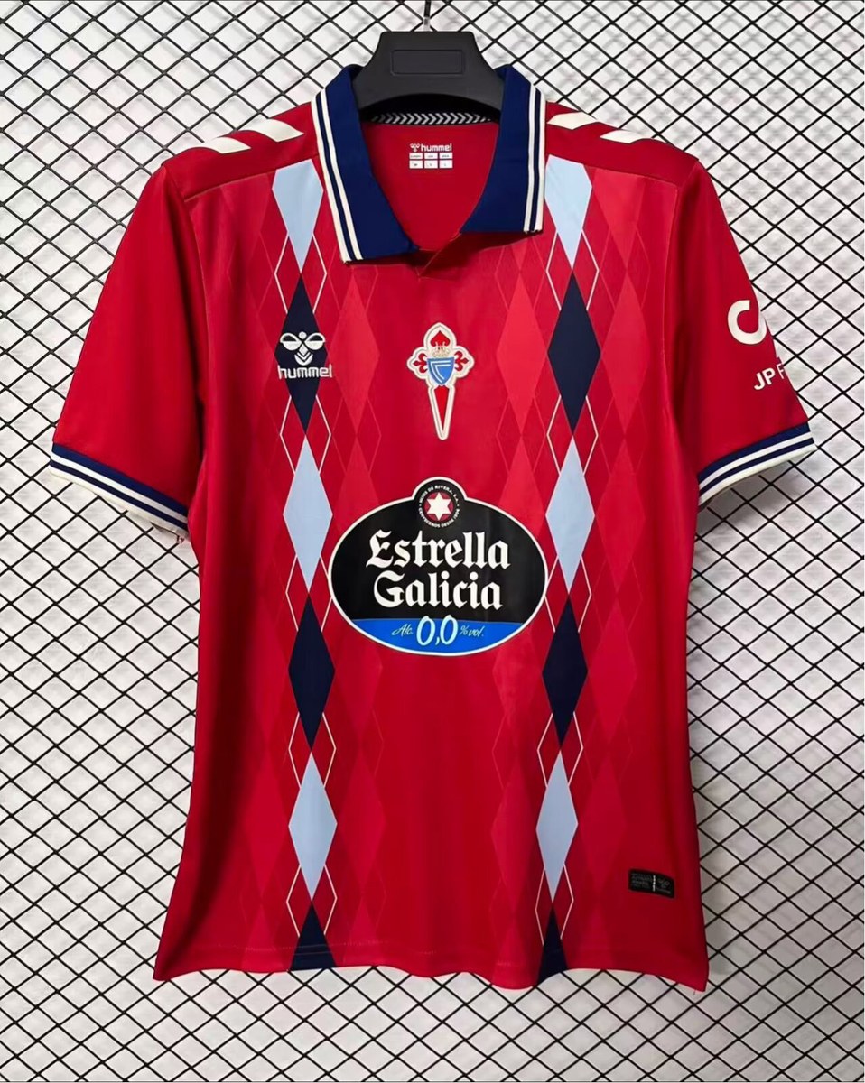 terza maglia Celta S-4XL 2026/27 dettaglio colletto