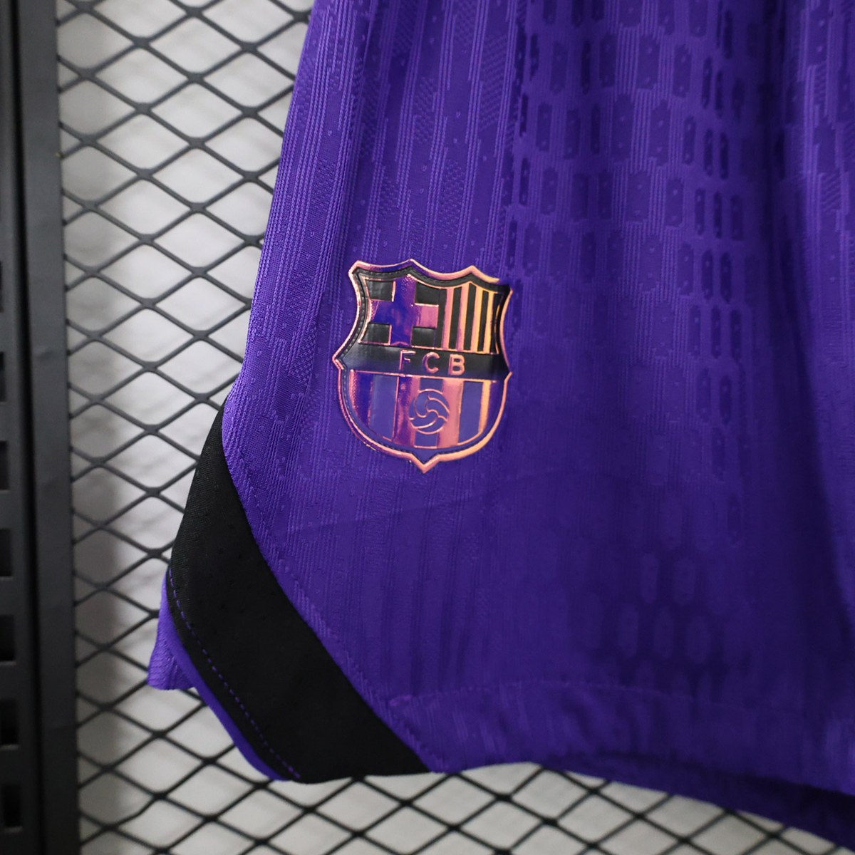 pantaloncini Barcellona Away 2026/27 dettaglio laterale