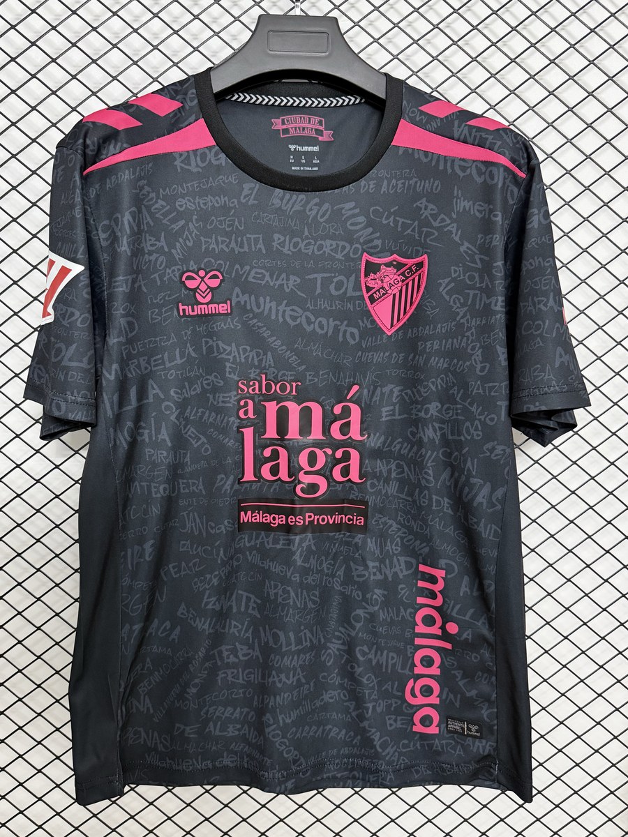 terza maglia Málaga CF S-4XL 2026/27 dettaglio laterale