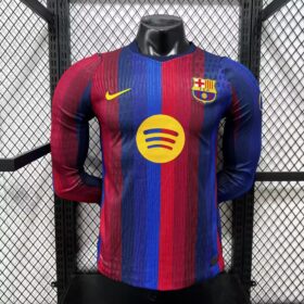 Maglia Barcellona Home Manica Lunga 2026/27 — Vista frontale