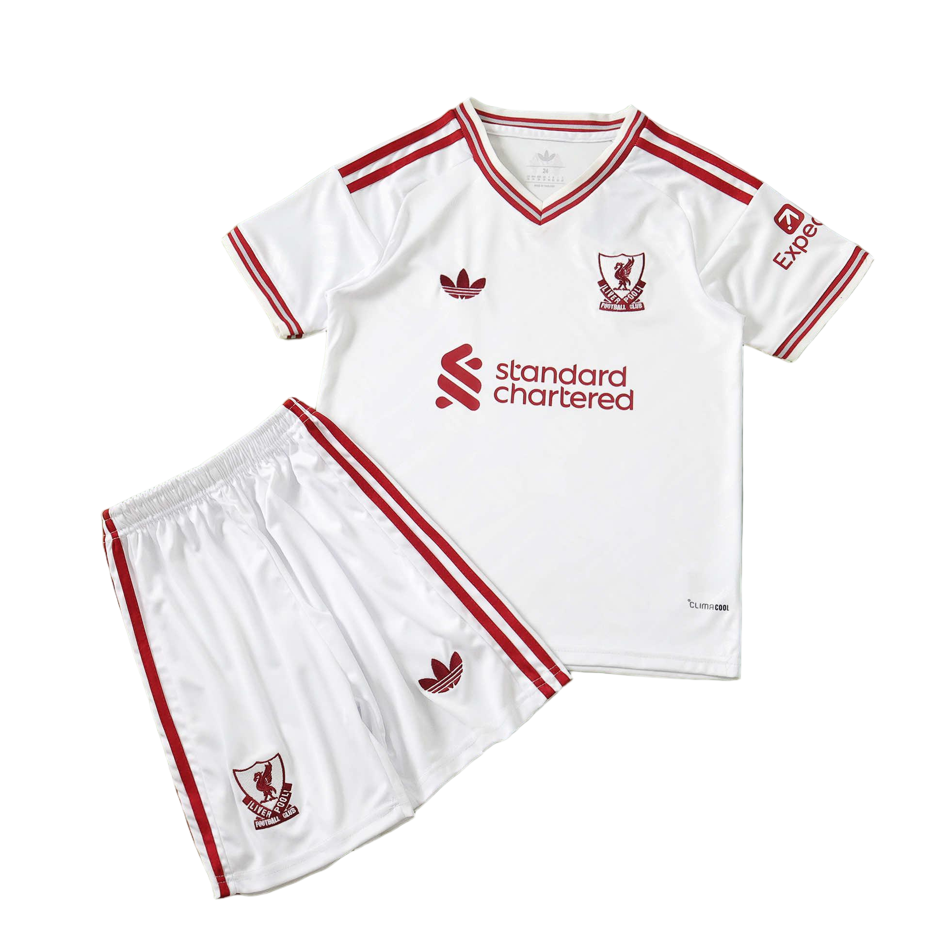 completo Liverpool bambino away - vista 1