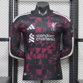 Terza Maglia Liverpool Maniche Lunghe 2026/27 – Giocatore — Vista frontale