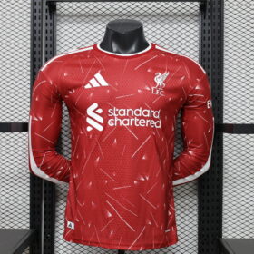 Prima Maglia Liverpool Maniche Lunghe 2026/27 – Giocatore — Vista frontale