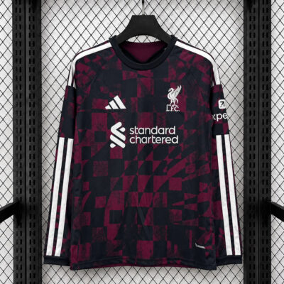 Tercera Camiseta Liverpool Manga Larga 2026/27