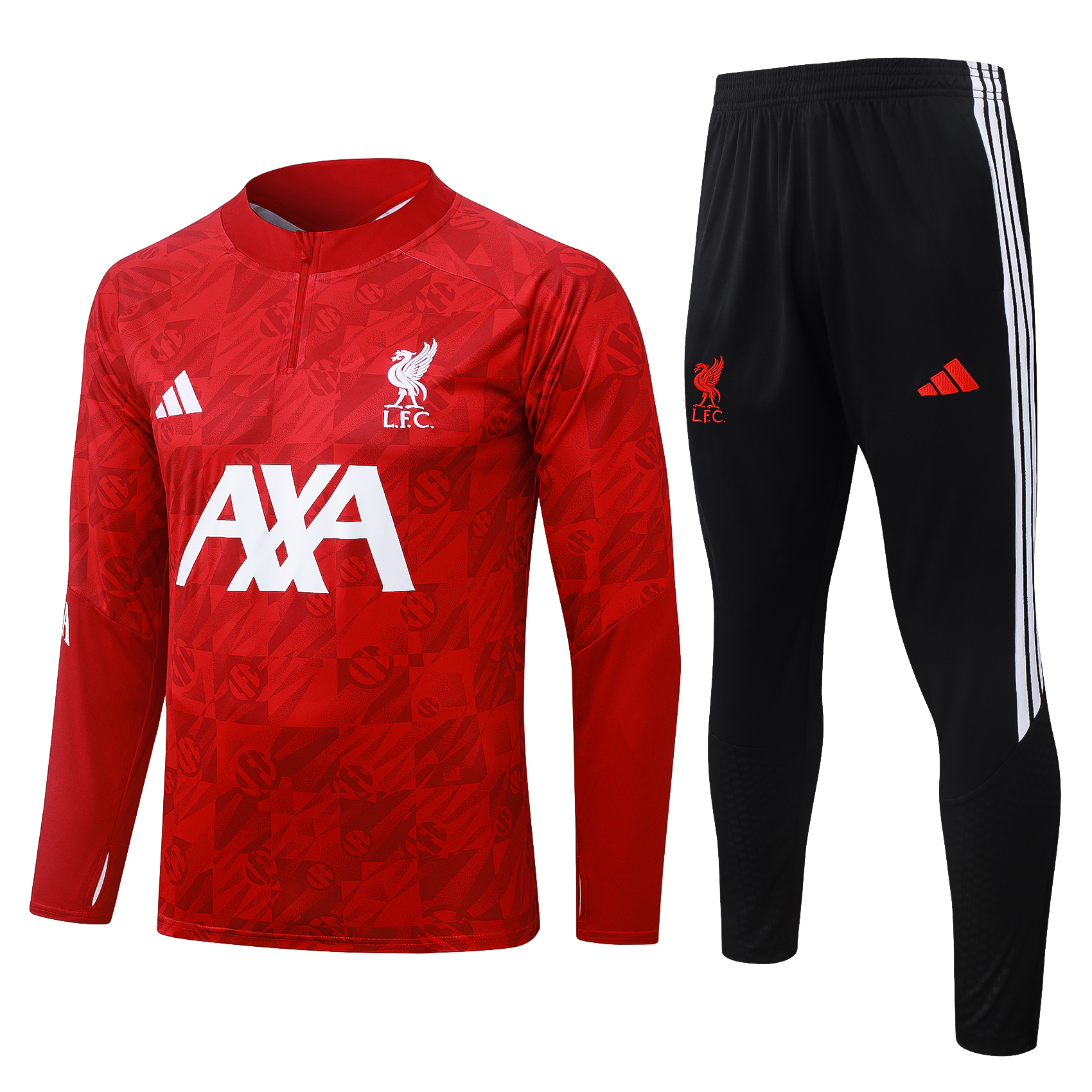Tuta Liverpool bambino e adulto rossa e nera 2026/27 - vista 1