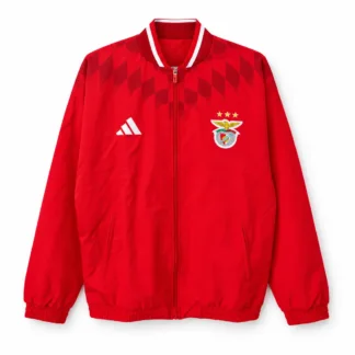 Giacca Benfica Antivento 2026/27 – presentazione virtuale frontale del capo