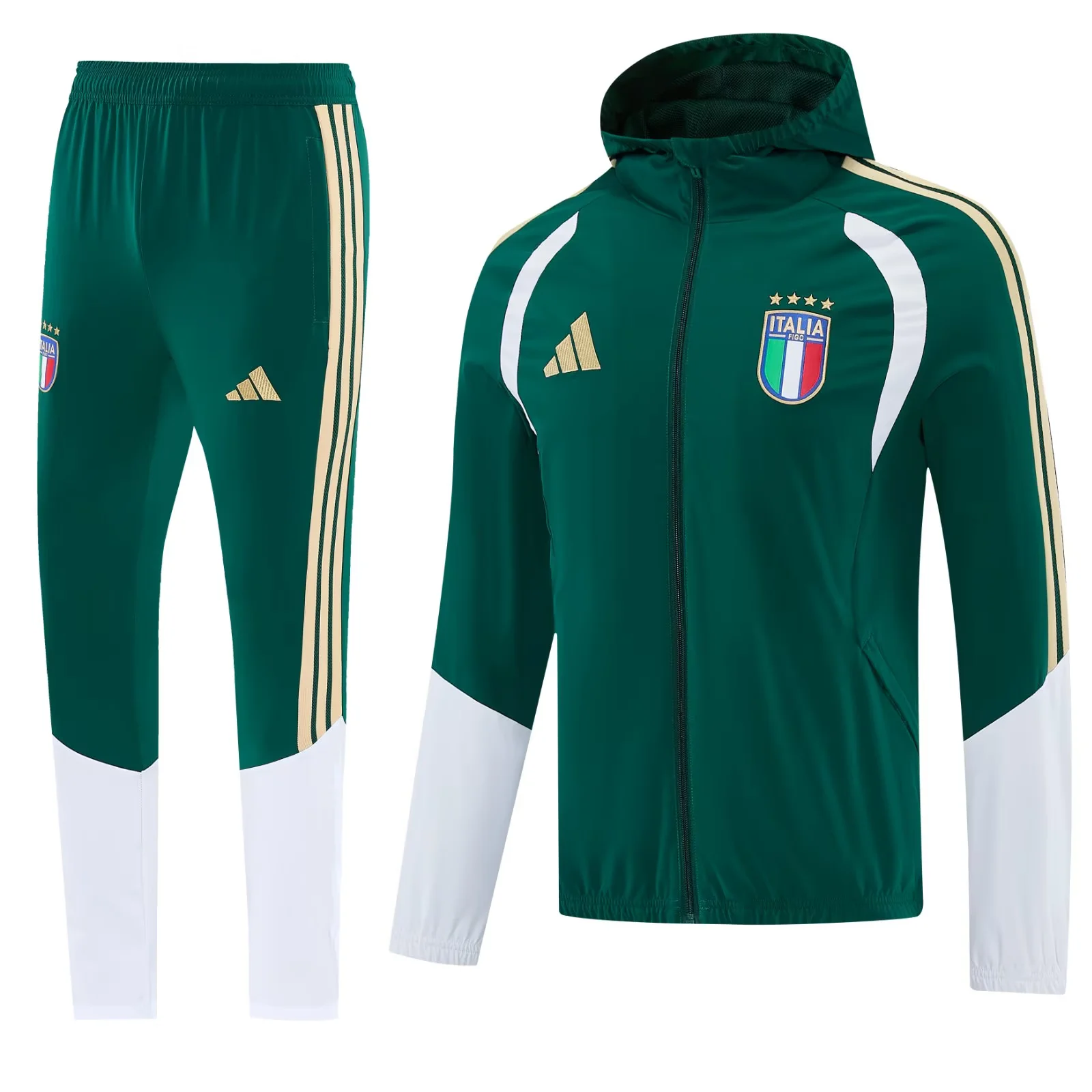 Tuta Italy con Cappuccio Allenamento 2026/27 - Fronte