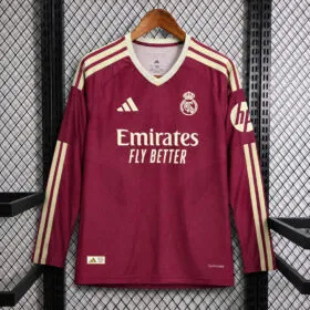 Terza Maglia Real Madrid 2026/27 – Manica Lunga — Vista frontale