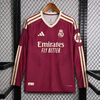 Camiseta Real Madrid Tercera Equipación Manga Larga 2026/27 – frontal