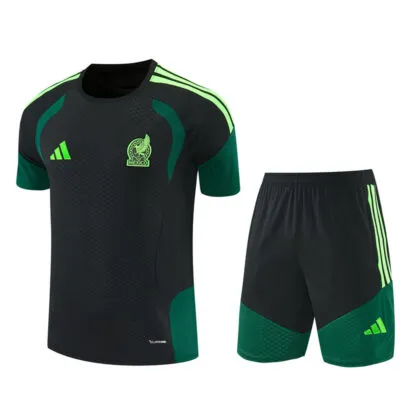 Set Allenamento Messico Nero 2026/27 – Maglietta + Pantaloncini