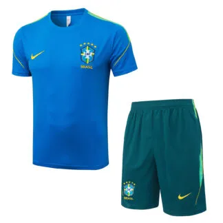 Conjunto Entrenamiento Brasil Celeste 2026/27 – frontal