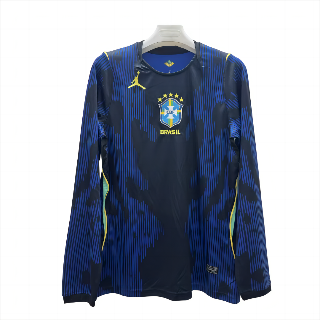 Maglia Brazil Away Manica Lunga 2026/27 - Fronte