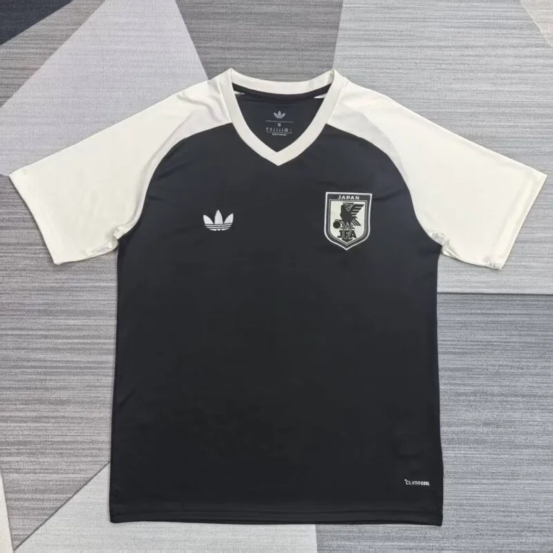 Seconda Maglia Giappone Nera 2026/27 — Vista frontale