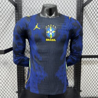 Maglia Brazil Away Manica Lunga 2026/27 Versione Giocatore - Fronte