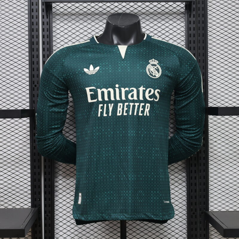 Maglia Real Madrid Away Manica Lunga 2026/27 Versione Giocatore