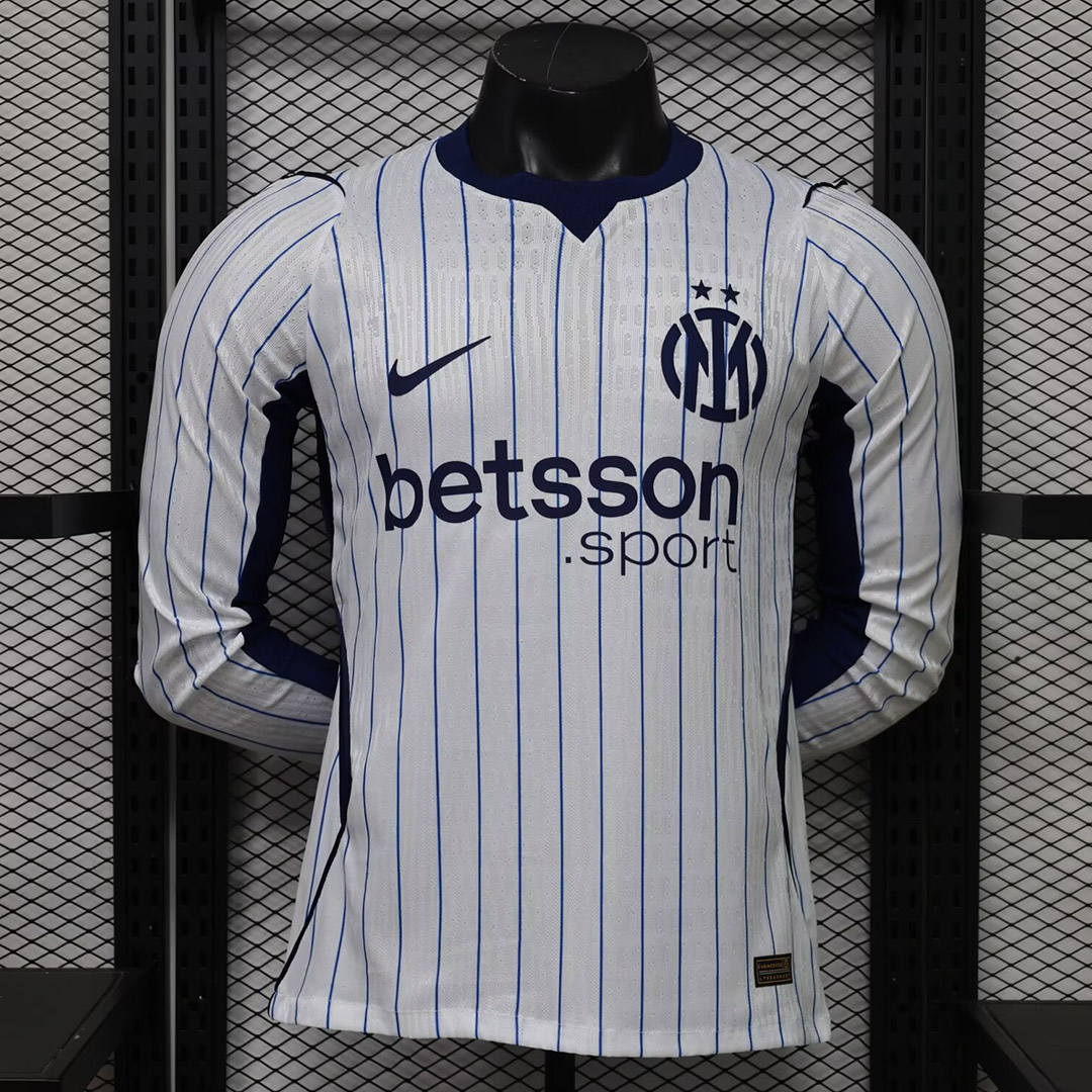 Maglia Inter Away Manica Lunga 2026/27 Versione Giocatore - Fronte