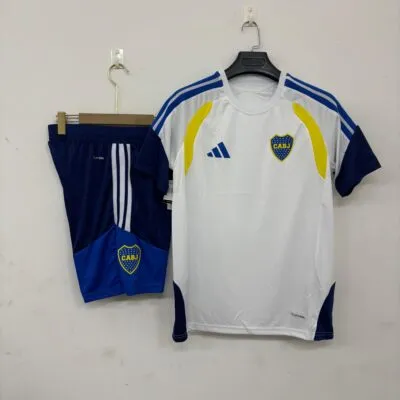 Conjunto Entrenamiento Manga Corta Boca Juniors Blanco 2026/27