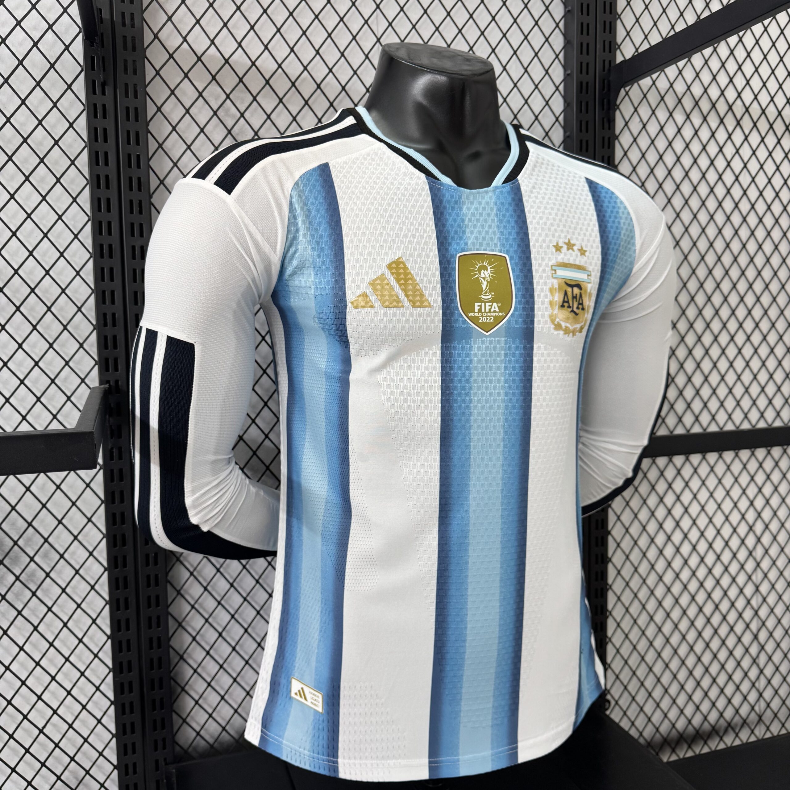 Maglia Argentina Home Manica Lunga 2026/27 Versione Giocatore - Dettaglio 3