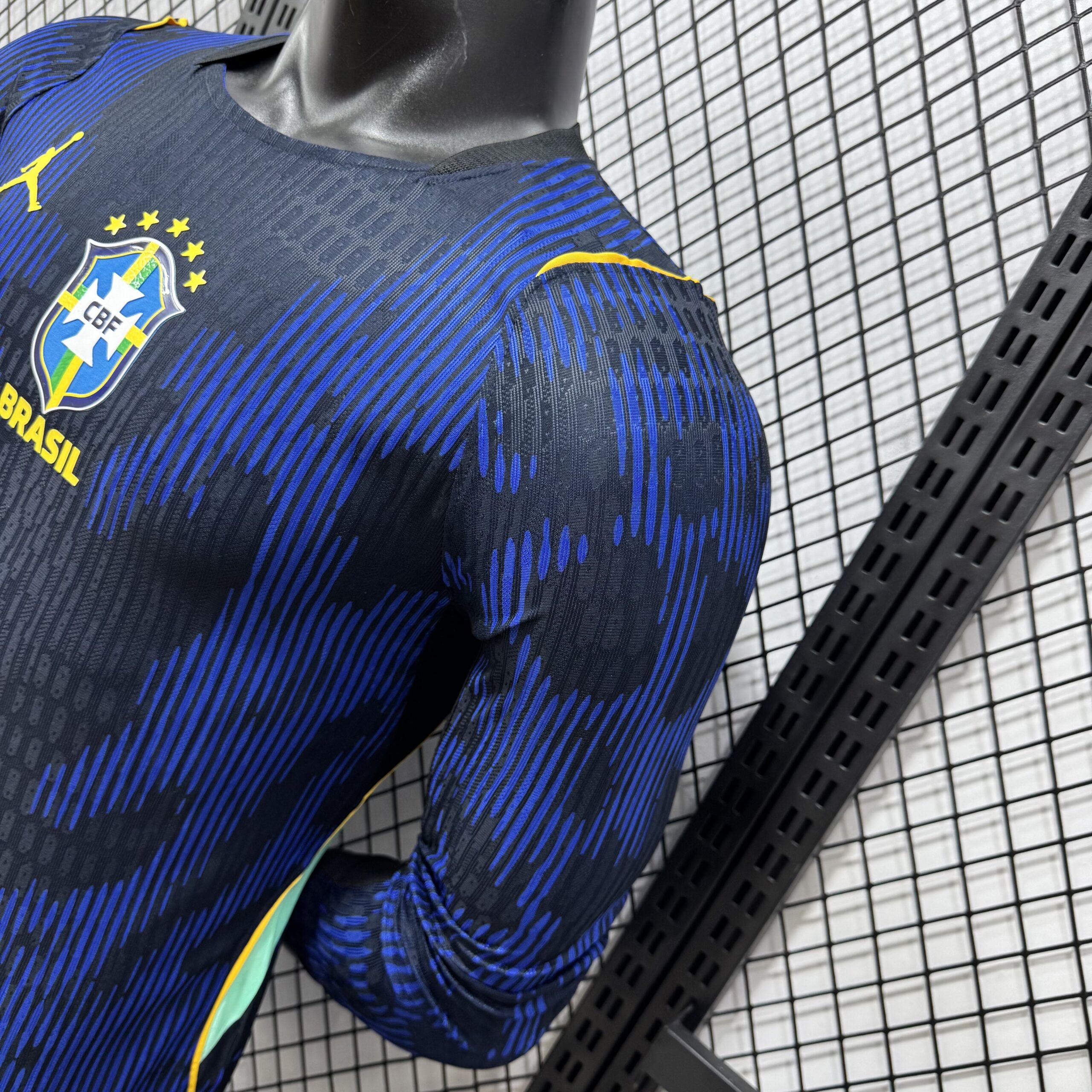 Maglia Brazil Away Manica Lunga 2026/27 Versione Giocatore - Dettaglio 4