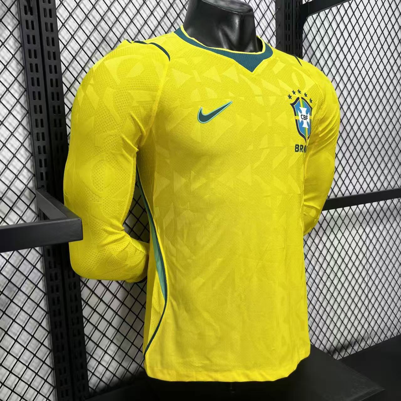 Maglia Brazil Home Manica Lunga 2026/27 Versione Giocatore - Dettaglio 6