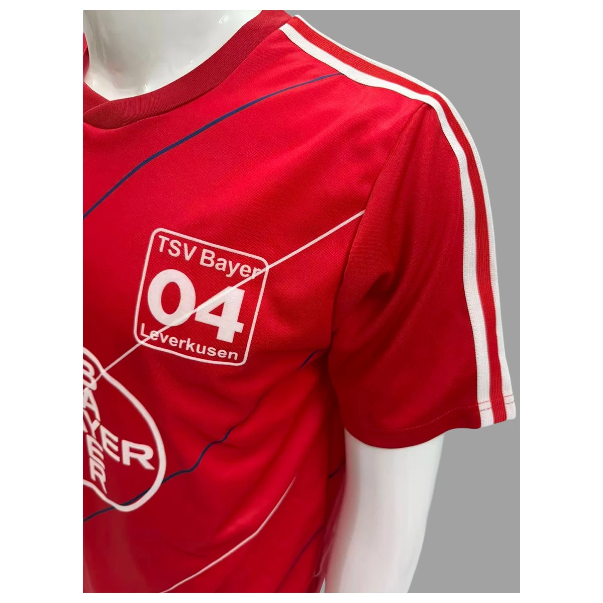 Camiseta Bayer Leverkusen 1987/88 Retro Home - Vista 4