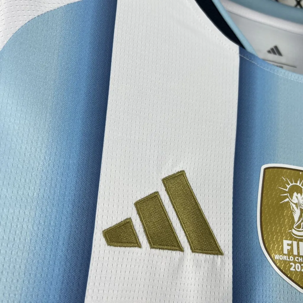 Prima Maglia Argentina Manica Lunga 2026/27 – dettaglio reale 1, foto del fornitore