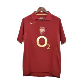 Camiseta Arsenal 2005/06 Highbury – Primera Equipación — Vista frontal