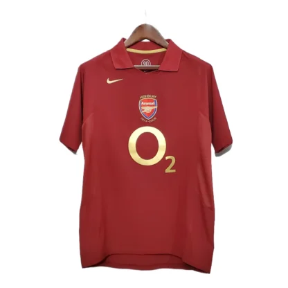 Camiseta Arsenal 2005/06 Highbury – Primera Equipación — Vista frontal