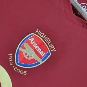 Camiseta Arsenal 2005/06 Highbury – Primera Equipación — Detalle del producto