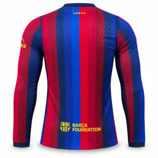 Prima Maglia Barcellona Manica Lunga 2026/27 – Giocatore – seconda foto