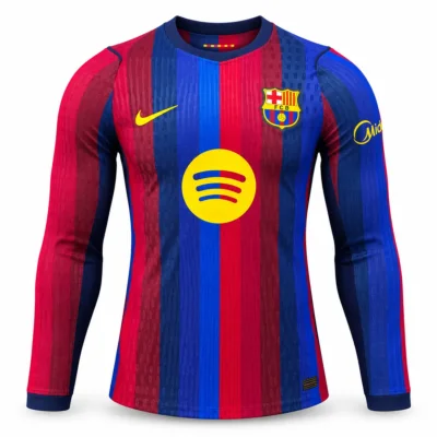 Prima Maglia Barcellona Manica Lunga 2026/27 – Giocatore