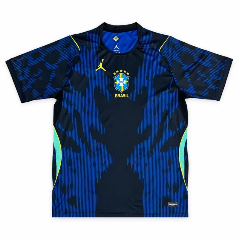 Seconda Maglia Brasile Blu 2026/27 — vista frontale, presentazione commerciale