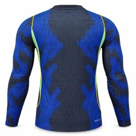 Camiseta Brasil Manga Larga 2026/27 – Segunda Equipación – Jugador – vista posterior, presentación virtual basada en el producto