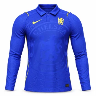 Prima Maglia Chelsea Manica Lunga 2026/27 – Giocatore – vista frontale, presentazione virtuale basata sul prodotto