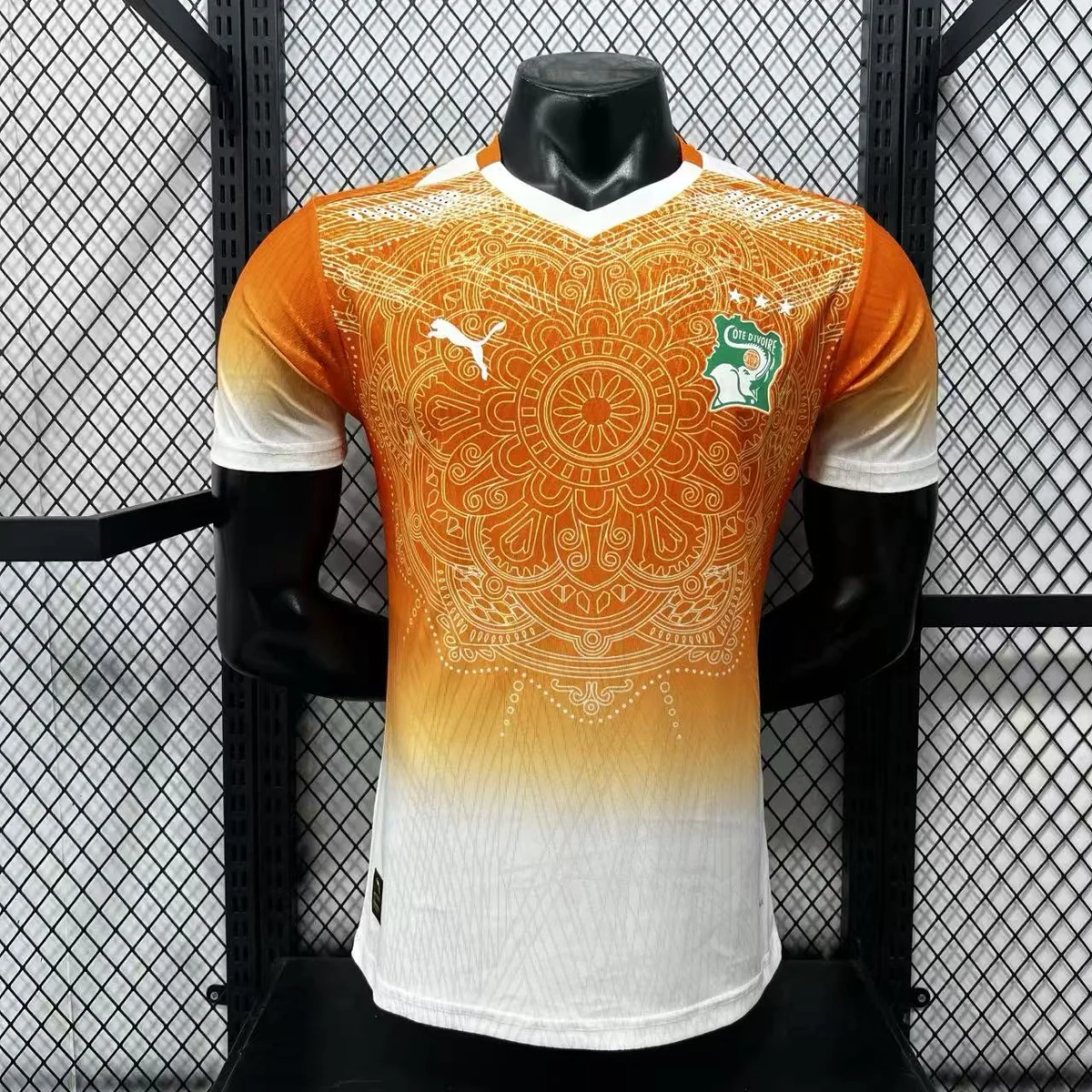 Camiseta Costa de Marfil Naranja 2026 – Jugador — Vista frontal