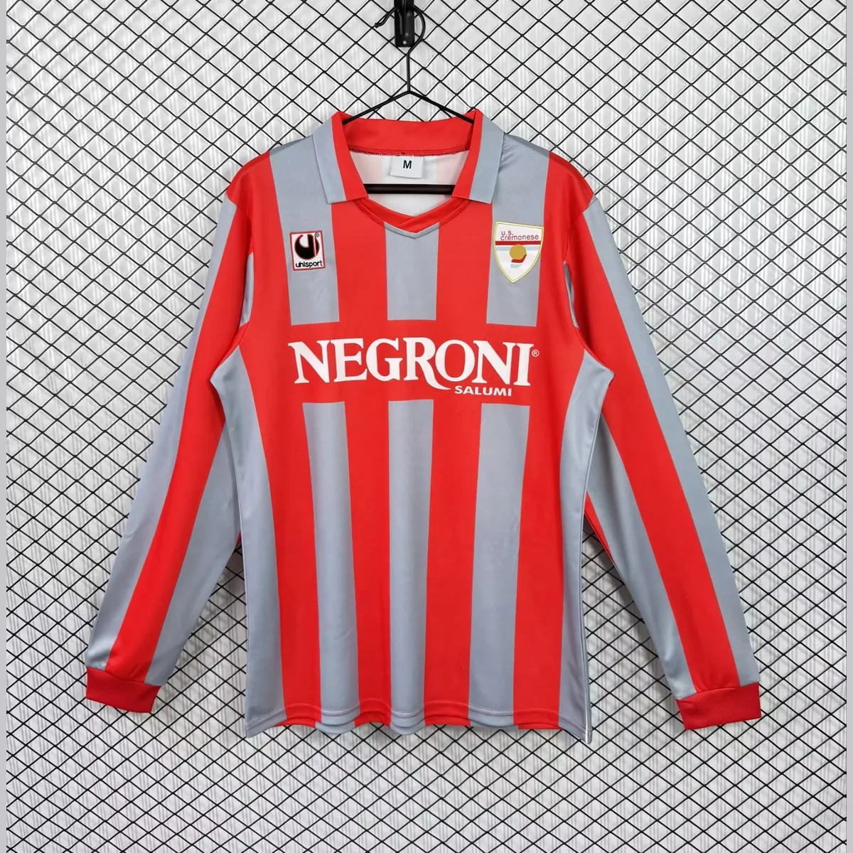 Camiseta Cremonese 1995/96 manga larga – frontal