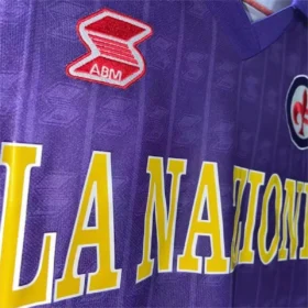 Camiseta Fiorentina 1989/90 Retro – Primera Equipación — Detalle del producto