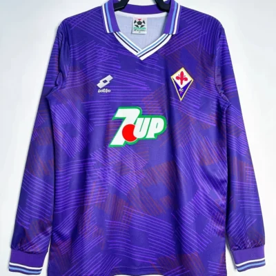 Camiseta Fiorentina 1992/93 Manga Larga Retro – Primera Equipación