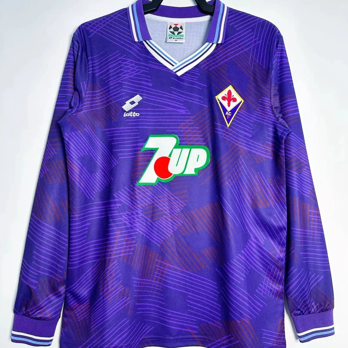 Camiseta Fiorentina 1992/93 manga larga – frontal